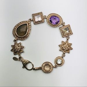 NWOT Bronzo D'Italia Gemstone Bracelet